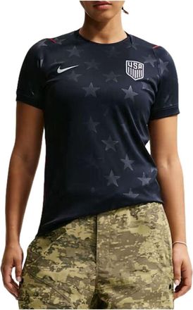 Nike (WMNS) Nike USMNT 2026 Stadium Away Dri-FIT Replica Jersey Dark Obsidian University Red Pure Platinum IB4591-475
