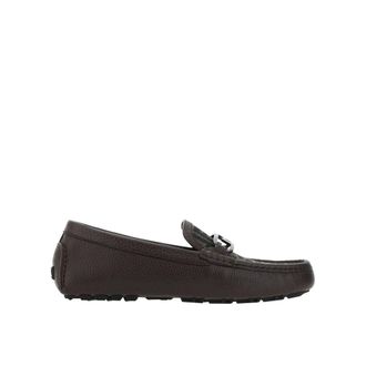 Fendi Brown Calfskin Slip-On Mens Loafers