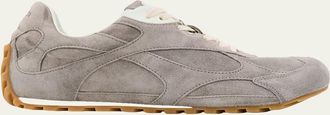 Bottega Veneta Orbit Flash Suede Low-Top Sneakers