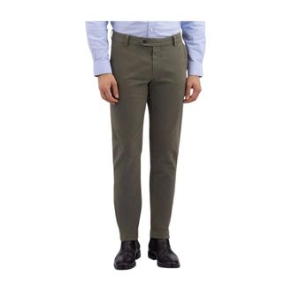 Brooks Brothers Heren, Broeken, Groen, Maat: W46 Katoen
