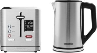 Gastroback Kettle & Toaster Set, 2 Slice, Design Collection by Gastroback, GBDES2