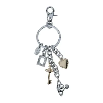 Vivienne Westwood Keyrings, female, Gray, Size: ONE SIZE Bag Charm