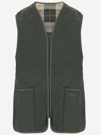 Barbour omkeerbaar gewatteerd vest met ritssluiting