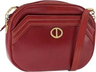Dior Pre-owned Cross Body Bags, female, Red, Size: ONE SIZE Pre-owned Vintage Shoulder Bag
