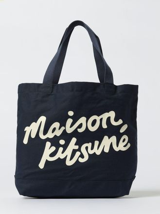 Maison Kitsun&eacute; Borsa Tote Maison Kitsun&eacute; in canvas di cotone