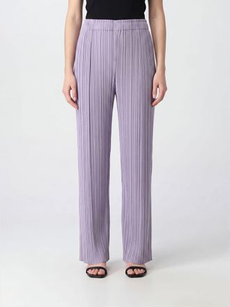 Pleats Please Issey Miyake Pantaloni plissettati in cr&ecirc;pe
