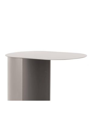 Present Time Leitmotiv Side Table Set Riqueza Oval - Warm Grey