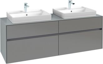 Villeroy & Boch Collaro Meuble Sous-lavabo, Pour 2 Lavabos