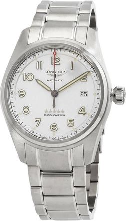 Longines Spirit Automatic White Dial Mens Watch L3.810.4.73.9
