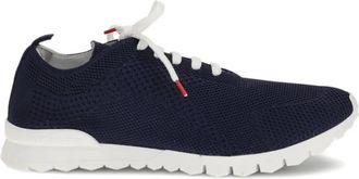 Kiton Sneakers con tomaia in maglia - Blu