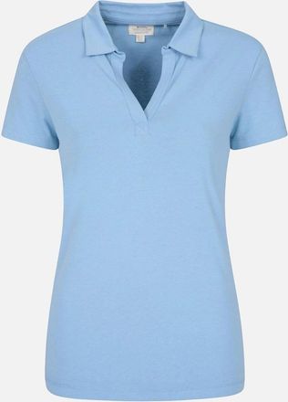 Mountain Warehouse Womens Mountain Warehouse Womens/Ladies UV Protection Polo Shirt - Blue - Size: 20