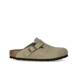 Birkenstock Boston Narrow Fit - Dames - Slip ons - Beige - 36 EU - Leer - Schoenen