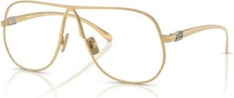 Miu Miu Dames, Accessoires, Geel, Maat: 65 MM Polyamide