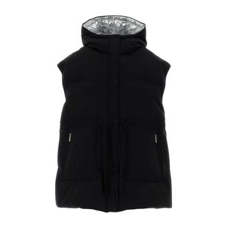 Herno Giacca senza maniche imbottita con cappuccio Laminar - - Jackets - Donna - Nero - S
