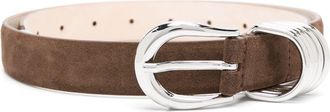 Déhanche Hollyhock suede belt - women - Calf Suede - S - Brown