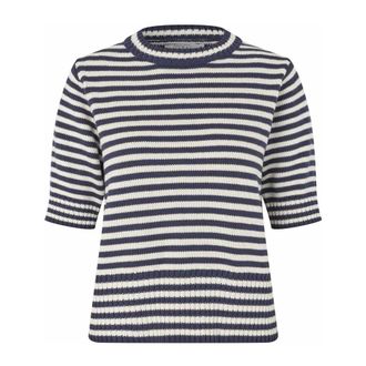 Masai Top in maglia a righe MaFaeleen - - Knitwear - Donna - Blu - S