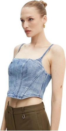 Michael Kors Donna, Top, Blu, L, new