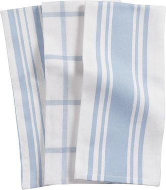KAF Home Kaf Home Centerband/Basketweave Kitchen Towels Set Of 3