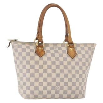 Louis Vuitton Pre-owned Handbags, female, Multicolor, Size: ONE SIZE Pre-owned Damier Azur Tote Bag