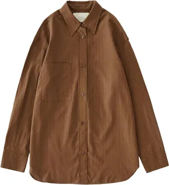 STUDIO NICHOLSON Leto Shirt - Brown