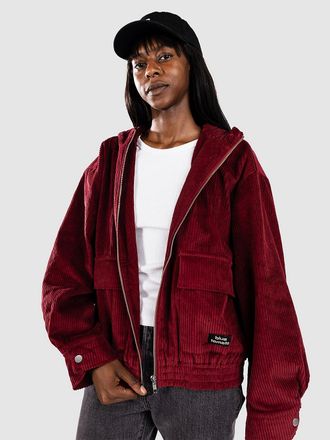 Blue Tomato Hooded Cord Bomber Jacke cherry lacquer