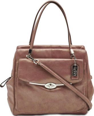 Coach Metallic leren boekentas - Beige
