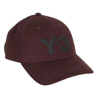 Yohji Yamamoto Accessoires, Heren, Rood, ONE Size, Katoen, Logo Cap