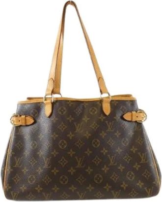Louis Vuitton Pre-owned Handbags, female, Brown, Size: ONE SIZE Pre-owned Monogram Batignolles Horizontal Tote Bag
