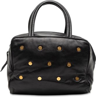 Loewe Pre-owned Loewe Leather Anagram Studs Handbag Ladies FYVZNASEOR8U26Z6