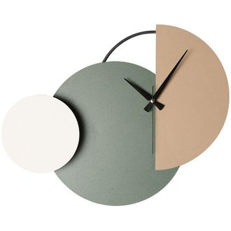 Wallity Orologio da parete in metallo, orologio decorativo, stile industriale Clock