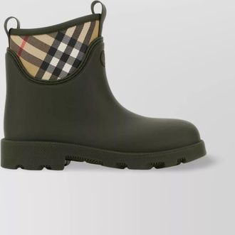 Burberry rubber ankle boots