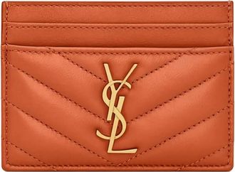 Saint Laurent Cassandre leren armband - Oranje