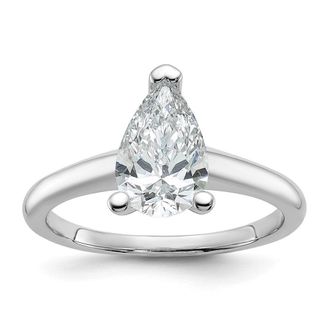 Diamond2Deal 14k Gold 1 1/2 Ct Lab Grown Diamond Solitare Engagement Ring