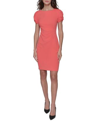 Karl Lagerfeld Karl Lagerfeld Scuba Crepe Sheath Dress