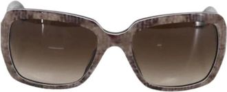 Chanel Pre-owned Accessories, female, Brown, Size: ONE SIZE Pre-owned Plastic Sunglasses