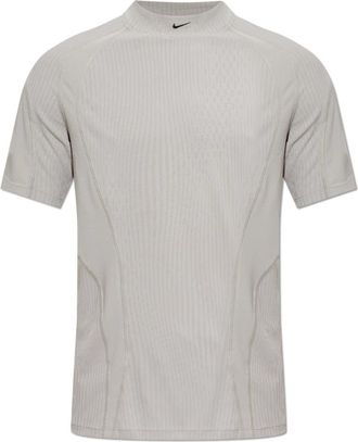 Nike Tech Dri-FIT ADV Top met korte mouwen - Heren - Sportshirts - Grijs - S - Polyester - Fitness