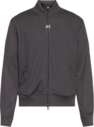 Courr&egrave;ges Turtleneck Sweatshirt - Heren - Vesten met rits - Bruin - M - Polyester - Hoodies & sweatvesten