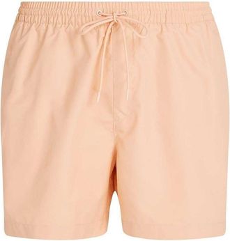 Calvin Klein Zwemshorts voor heren met elastische tailleband (Cr&egrave;me)