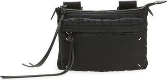 Maison Margiela Zip Line Twill Camera Bag in Black/black at Nordstrom