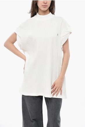 The Attico Oversized Ribbed Cotton Tank Top size 40