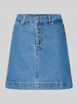 Vero Moda Jeansrock mit Knopfleiste Modell CECI in Jeansblau, Gr&ouml;&szlig;e 38