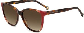 Carolina Herrera CH 0061/S 0O63 HA Havana/Red/Brown Gradient