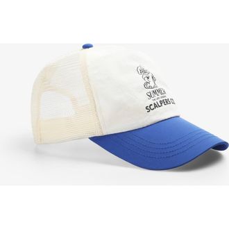 Scalpers Cove Trucker Cap in Blue at Nordstrom