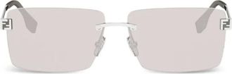Fendi Sunglasses - male - Fendi - Sunglasses - Gray - 60 MM - Accessories