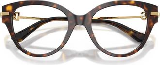 Dolce & Gabbana Dg 3438 Optical Frame - Dames - Brillen - Bruin - 53 MM - Accessoires