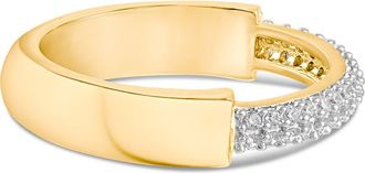 Kenneth Jay Lane Pav9 Chunky Link Ring in Gold Plated Brass at Nordstrom, Size 7