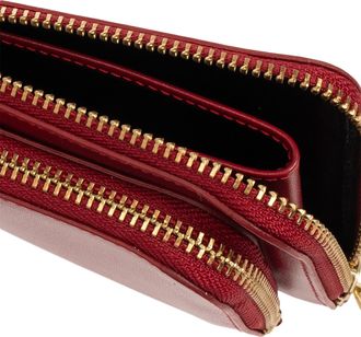 Comme Des Gar&ccedil;ons Comme Des Gar&ccedil;ons Leather Wallet, Unisex, Red