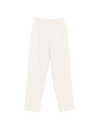 Emporio Armani Cotton Trousers - Off-white