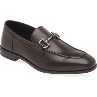 Stuart Weitzman Simon Twistbit Loafer in Dark Brown at Nordstrom Rack, Size 8