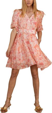 Hale Bob Einsley Silk & Linen-Blend Dress